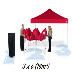 Palapinės nuoma 3 x 6 (18m²)