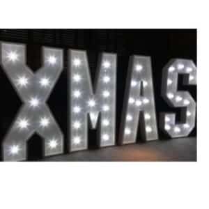 Šviečiančių raidžių nuoma XSMAS