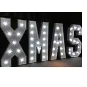Šviečiančių raidžių nuoma XSMAS